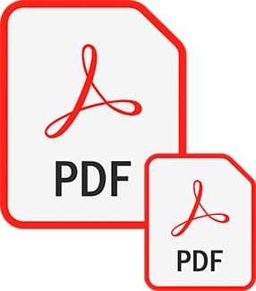 reduce the size of a pdf for emailing on mac
